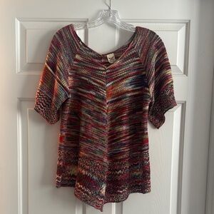 Faded Glory Multicolor V-Neck Sweater